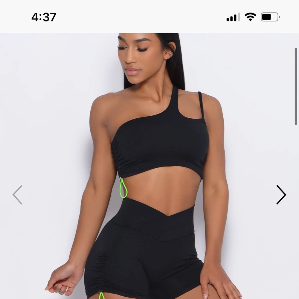 Bombshell Sportswear Lateral Scrunch top